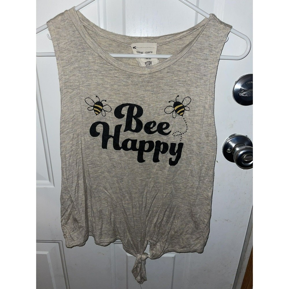 Women Ladies French Pastry Blouse Sleeveless Size Medium